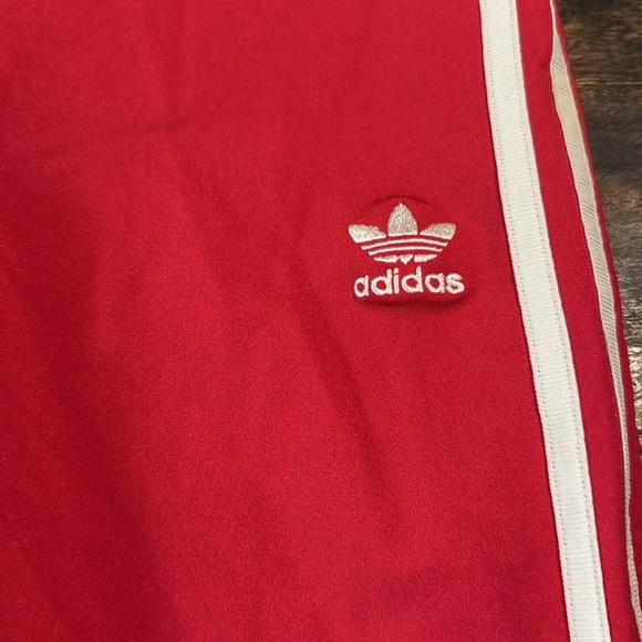 Red adidas track pants size xs - Picture 3 of 11